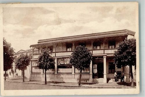 18586 O2356 Sellin , Ostseebad Foto AK Central-Hotel