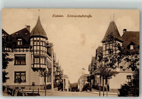Lutherstadt Eisleben 1918 Schönerstedtstrasse