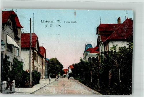 32312 W4990 Lübbecke , Westf 1919 - Lange Straße