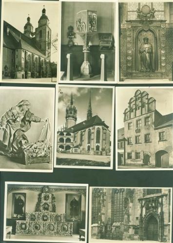 Wittenberg Lot mit 14 AK Lutherhaus