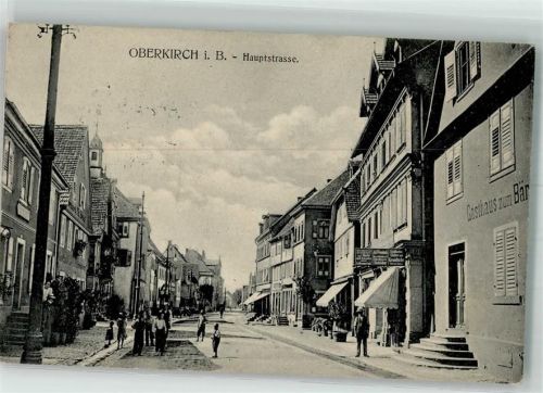 Oberkirch 1909 Hauptstraße Gasthaus zum Bären