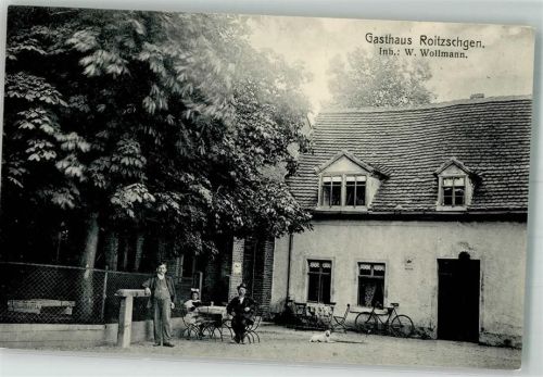 Roitzschgen Gasthaus Ritzschgen Fahrrad Hund