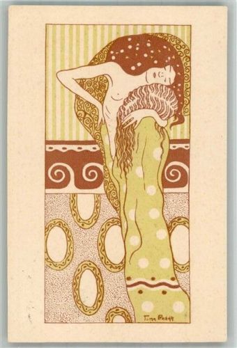 Ceske Budejovice Künstlervereinigung Budivoj wie Wasserschlangen von Gustav Klimt