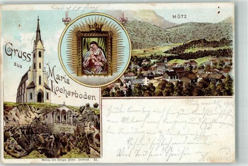 Mötz 1902 Kirche Maria Locherboden
