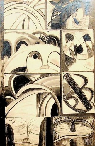 Hans Haffenrichter Schüler von Oskar Schlemmer Bauhaus BOAKC