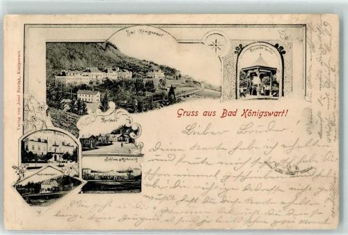 Lázne Kynzvart 1902 Schloss Metternich Richards Quelle Hotel Buberl