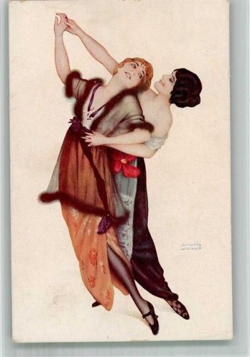 Nr. 72 Marque L-E Jugendstil Frauenschönheit Danseuses de Montmartre