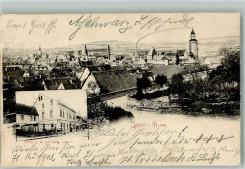 Idstein 1910 Hotel zum goldenen Lamm