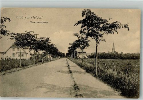 25704 W2223 Meldorf 1913 - Hafenchaussee