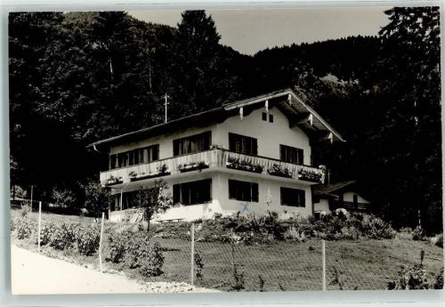 Schleching Pension Haus Waldhorn Ort handschriftlich