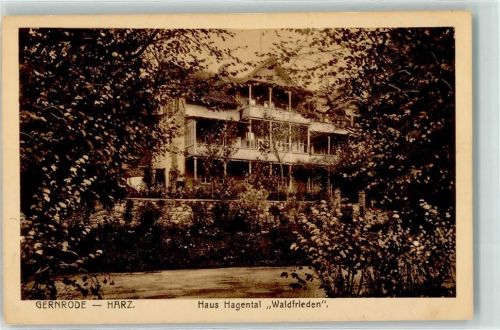 06507 O4305 Gernrode , Harz - Haus Hagental Waldfrieden