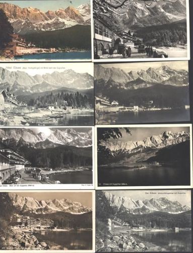 Eibsee Hotel Eibsee , Lot mit 10 AK