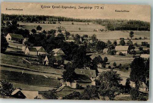 Giehren Gierczyn Foto AK Isergebirge Kessel-Regensberg