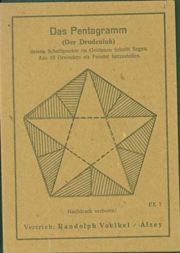 Alzey Das Pentagramm gestanzte Teile austrennbar Randolph Voelkel