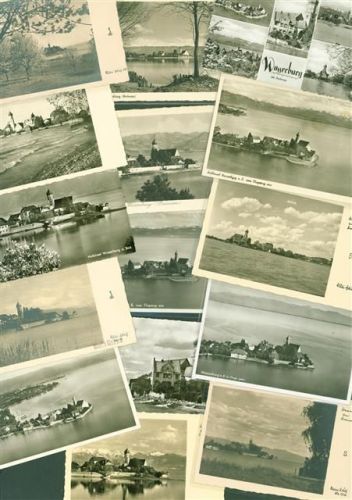 88142 W8992 Wasserburg Bodensee Lot mit 28 AK Bodensee