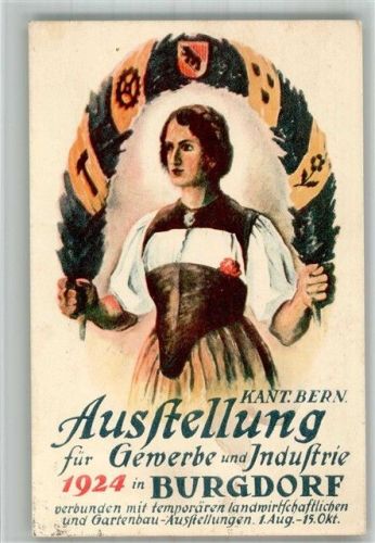 Burgdorf 1924 Ausstellung für Gewerbe- und Industrie