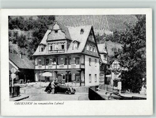 56379 W5409 Obernhof , Lahn - Gasthaus Bingel Oldtimer