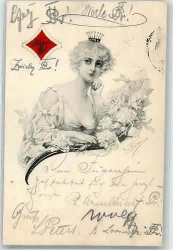 1902 Karo Dame Nr.870