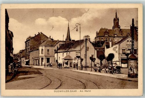 Dudweiler am Markt Litfaßsäule