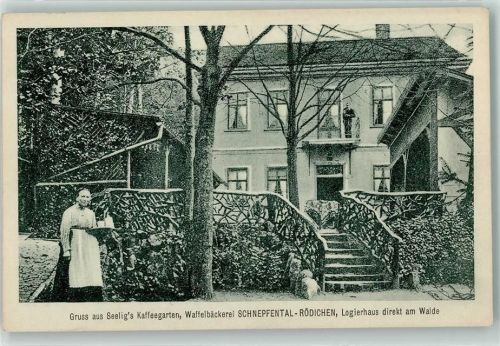 Schnepfenthal-Rödichen Gasthaus Seelig`s Kaffeegarten Waffelbäckerei Schnepfenhtal-Rödichen Logierhaus direkt am Walde