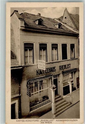 Assmannshausen Cafe-Konditorei Rheinlust