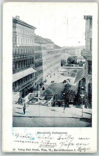 Wien 1900 Rahlgasse