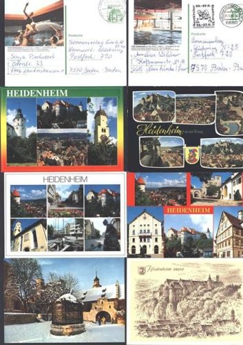 Heidenheim Lot mit 16 div AK