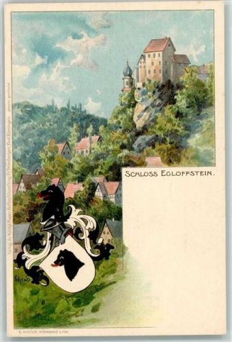 Egloffstein Schloss Egloffstein Wappen sign.