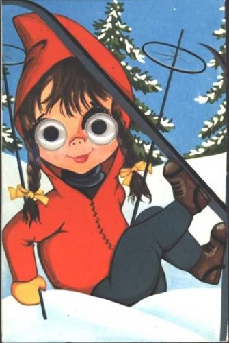 Kinder Augen aus Plastik