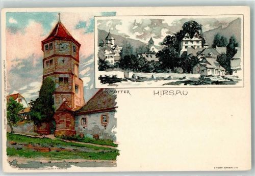 Hirsau Kloster Turm sign. K. Mutter