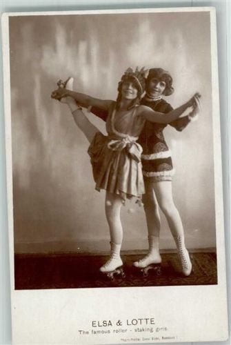 1925 Variete Tanz Künstler Elsa & Lotte