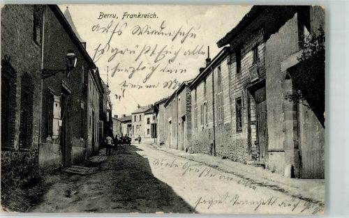 Berru 1915 Feldpost WK I 4. Bad. Inf.-Regt. Prinz Wilhelm 9. Kompagnie