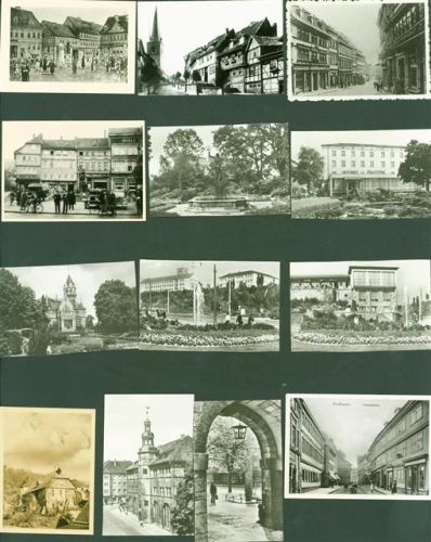 Nordhausen Lot mit 13 Fotos unterschiedliche Grösse