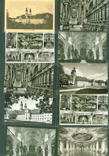 89611 W7937 Obermarchtal Lot mit 25 AK Schlosskirche wenige mehrfach