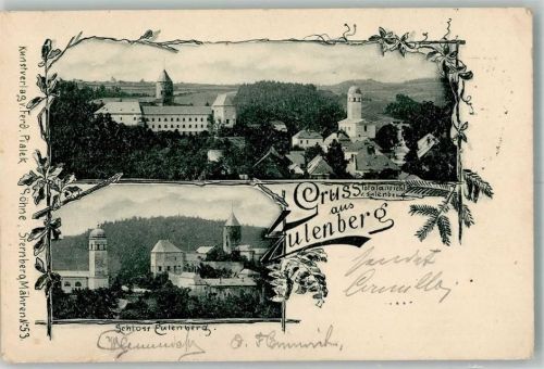 Plombieres 1899 Foto AK Schloss Eulenberg