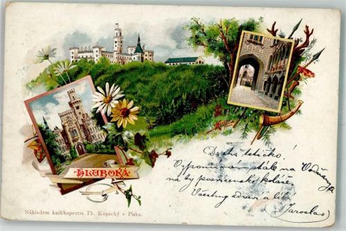 Hluboka 1900 Schloss