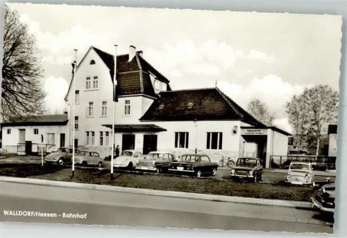 Walldorf Bahnhof VW Käfer Opel Oldtimer