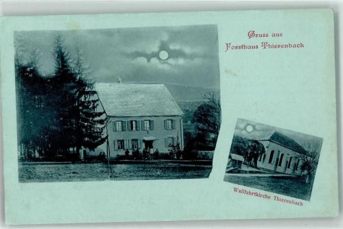 Jungholtz 1900 Forsthaus Wallfahrtskirche Thierenbach