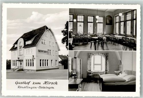 Betzingen Gasthaus zum Hirsch Gastraum Gästezimmer