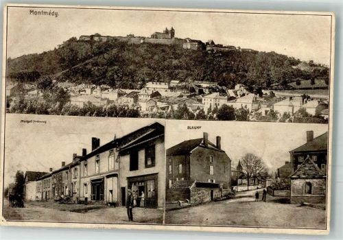 Montmedy 1915 Feldpost WK I Burg