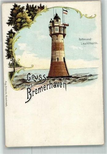 Bremerhaven Rothersand Leuchtturm