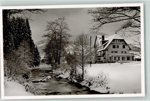 Obertal Winter Gasthaus Pension Adler