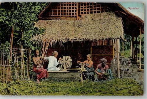 Jakarta Batavia 1910 Foto AK Tracht Ort lt. Stempel