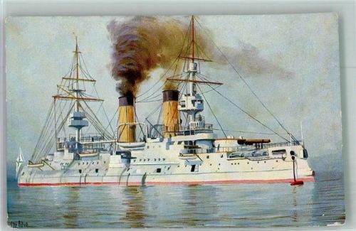 Karte 245 Russisches Linienschiff Zessarewitsch 1901