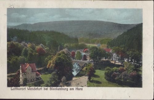 1928 Wendefurt bei Blankenburg am Harz, Luftkurort,Rud. Lohse