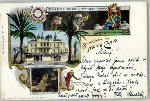 Monte Carlo Gasthaus Casino Humor Teufel