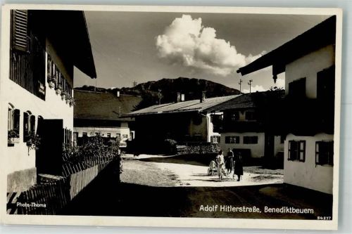 Benediktbeuern WK II Adolf Hitler Straße Foto Thoma