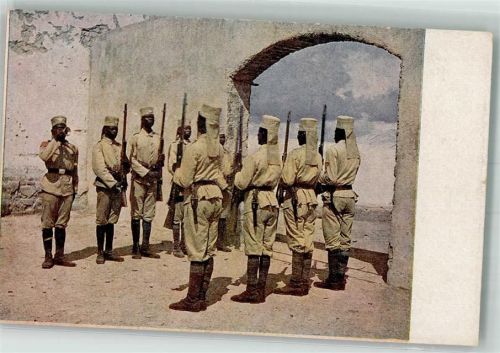 Kolonial Kriegerspende Nr. 7 Askaris Soldaten