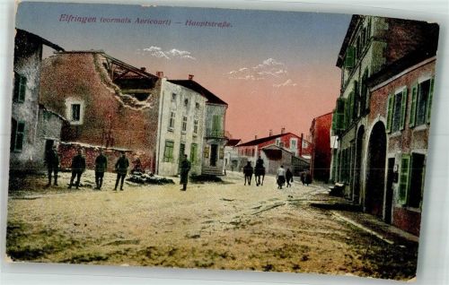 Avricourt WK I Hauptstrasse
