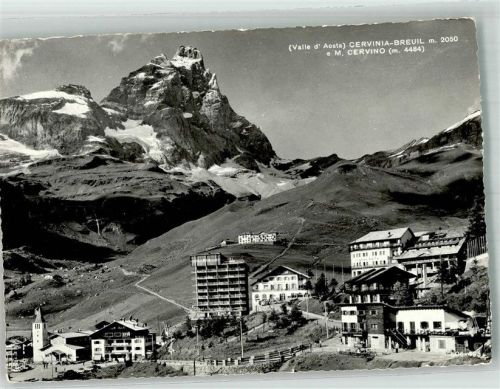 Aosta 1960 Hotel Kirche Monte Cervino